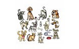 Framelits Die Set 45 pz - Mini Crazy Cats & Dogs 661594