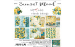 Craft o' Clock Sunset Mood Paper Collection Set 15x15cm 24fg