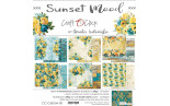 Craft o' Clock Sunset Mood Paper Collection Set 30x30cm 6fg