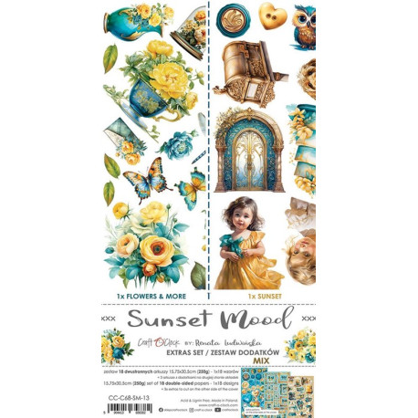 Craft o' Clock Sunset Mood Extras to Cut MIX 15,75x30,5cm