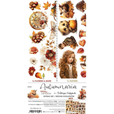 Craft o' Clock Autumnaria Extras to Cut MIX 15,75x30,5cm