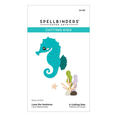 Spellbinders Luna the Seahorse Etched Dies