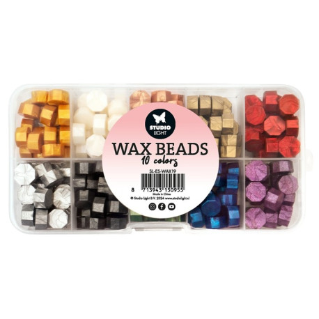 StudioLight Wax Beads Metallic 10colori