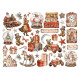 Stamperia Gear up for Christmas Die Cuts 39pz