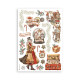 Stamperia Gear up for Christmas A5 Washi Pad 8pz