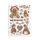 Stamperia Gear up for Christmas A5 Washi Pad 8pz