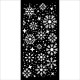 Stamperia Thick Stencil Snowflakes