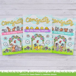 LAWN FAWN Happy Couples Clear Stamp