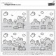 LAWN FAWN Village Heroes Clear Stamp