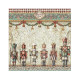 Stamperia Fabric Sheets THE NUTCRACKER 30x30cm 4pezzi