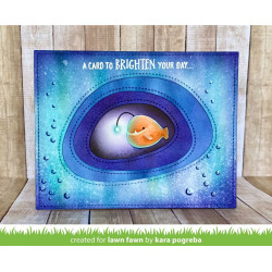 LAWN FAWN Anglerfish Flip-Flop Clear Stamp