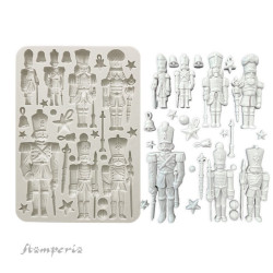 Stamperia The Nutcracker Silicon Mould A5 Soldiers