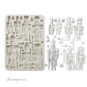 Stamperia The Nutcracker Silicon Mould A5 Soldiers