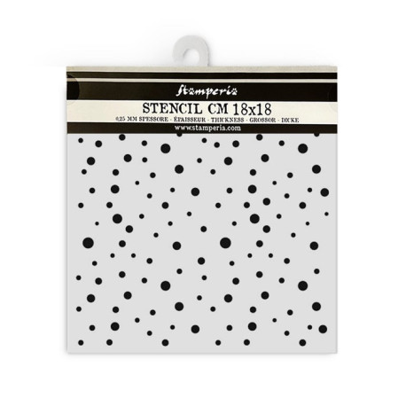 Stamperia Thick Stencil Dots Pattern