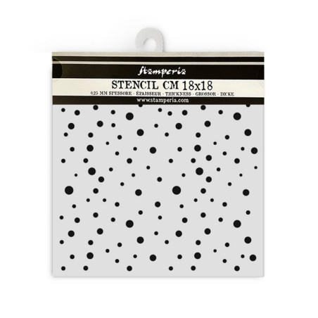 Stamperia Thick Stencil Dots Pattern