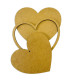 Stamperia MDF Crafty Shapes Blanks Hearts