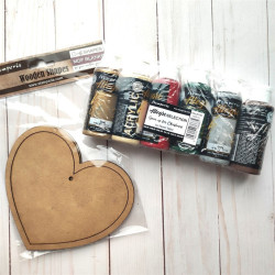 Stamperia MDF Crafty Shapes Blanks Hearts