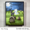 Sweet November Stamps Midnight's Halloween Adventures Clear Stamp Set