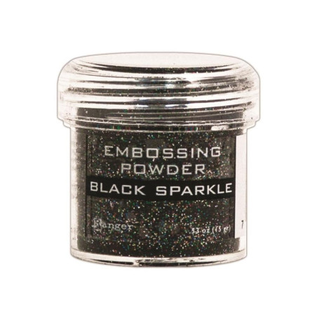 Ranger Embossing Powder Black Sparkle