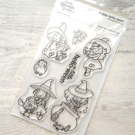 Sweet November Stamps Witchwees: A Little Hello-ween Clear Stamp Set