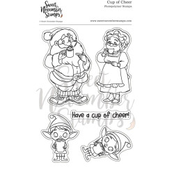 Sweet November Stamps Cup of Cheer Clear Stamp Set