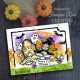 Woodware Craft Collection Spooky Night Clear Stamps