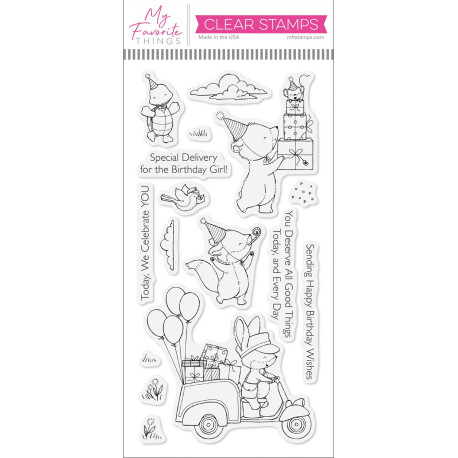 My Favorite Things Special Delivery Clear Stamps