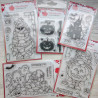 Woodware Craft Collection Spooky Night Clear Stamps