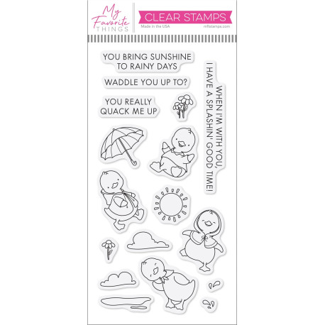 My Favorite Things Duck, Duck, Quack Clear Stamps