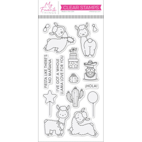 My Favorite Things Llama Love Clear Stamps