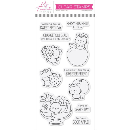 My Favorite Things Sweetest Friends Clear Stamps