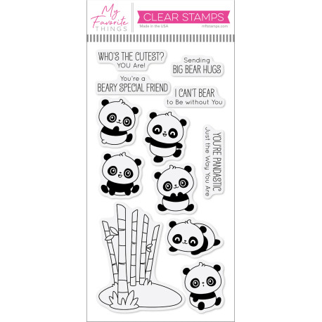 My Favorite Things Pandastic Clear Stamps