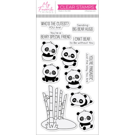 My Favorite Things Pandastic Clear Stamps