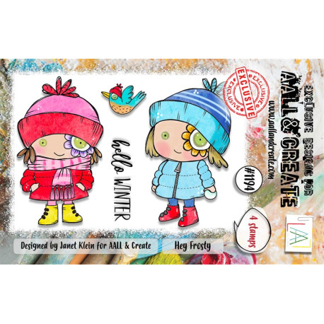 AALL & Create Stamp Set A7 1194 Hey Frosty