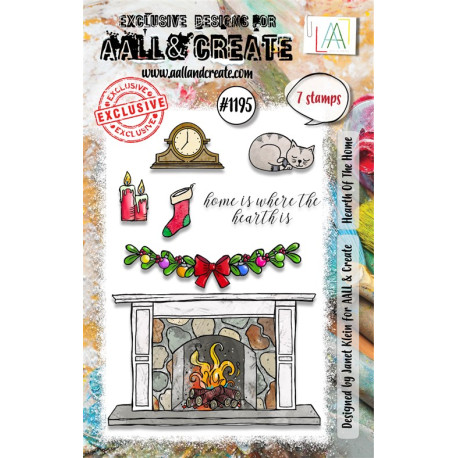 AALL & Create Stamp Set A7 1195 Hearth Of The Home