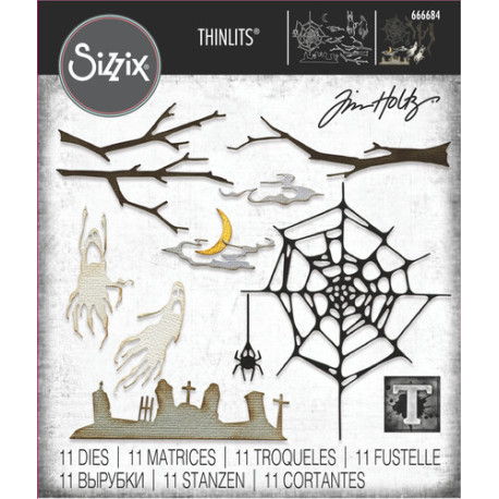 Thinlits Die Set 11pz - Vault Fright Night by Tim Holtz 666684