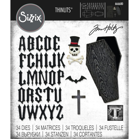 Thinlits Die Set 34pz - Vault Coffin Box by Tim Holtz 666680