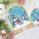 Simon Hurley Create Photopolymer Stamps 6x9 Sketched Snowmen