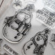 Simon Hurley Create Photopolymer Stamps 6x9 Sketched Snowmen