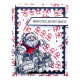 Simon Hurley Create Photopolymer Stamps 6x9 Sketched Santas