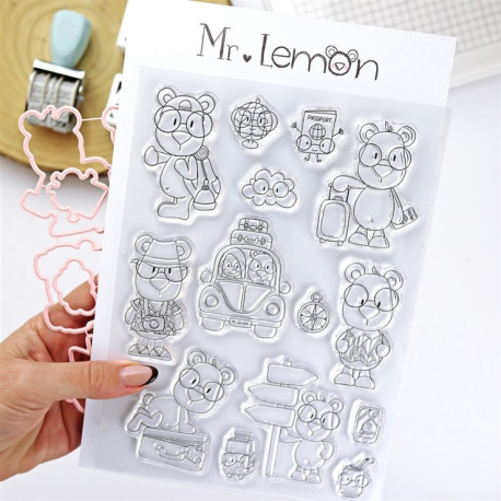 Mr. Lemon Bon Voyage Stamp & Die set