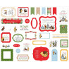 Echo Park Winnie The Pooh Christmas Ephemera 33pz