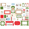 Echo Park Winnie The Pooh Christmas Frames & Tags 33pz