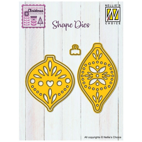 Nellie's Choice Shape Die Scandinavian Baubles