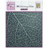 Nellie's Choice 3D Embossing Folder Leaf Grain