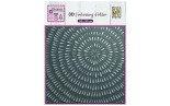 Nellie's Choice 3D Embossing Folder Sliced Wood