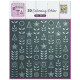 Nellie's Choice 3D Embossing Folder Scandinavian Flowers