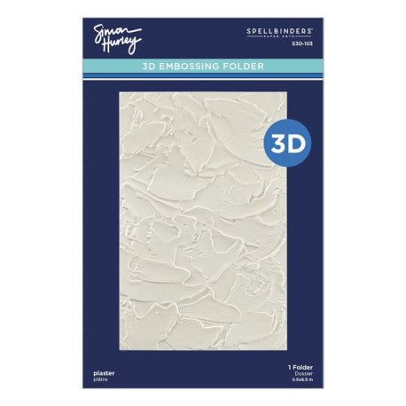 Spellbinders Plaster 3D Embossing Folder