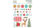 Simple Stories Snow Pine Lodge Decorative Brads 33pz