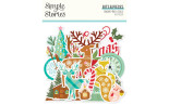 Simple Stories Snow Pine Lodge Bits & Pieces 63pz